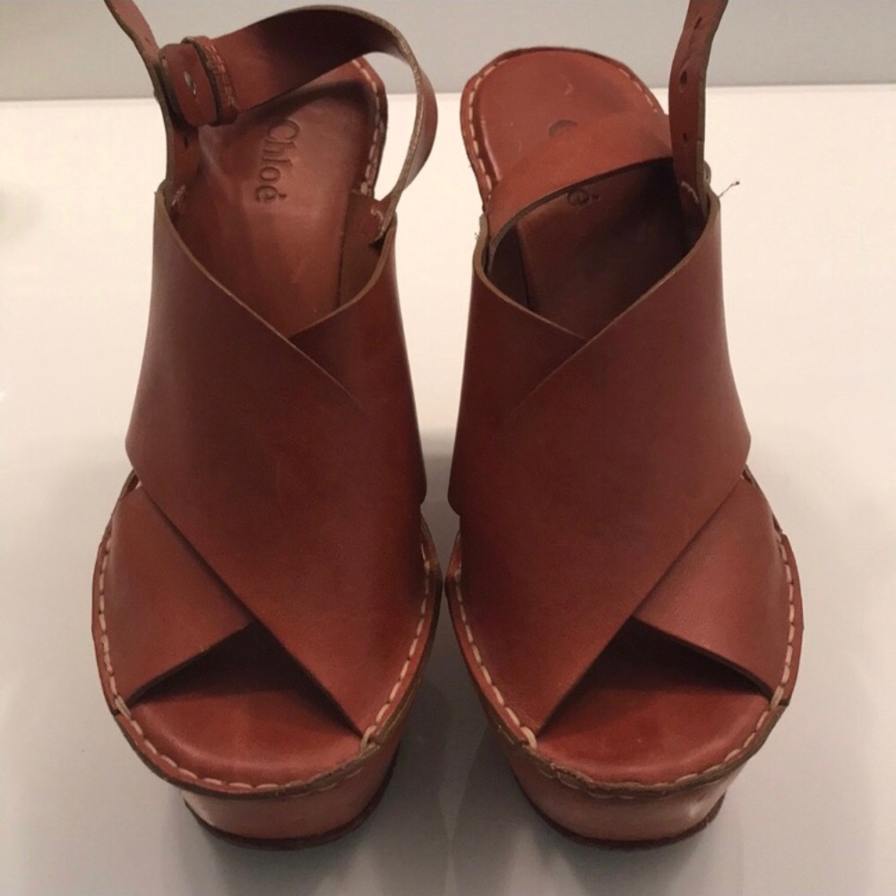 Authentic Chloe  wedge